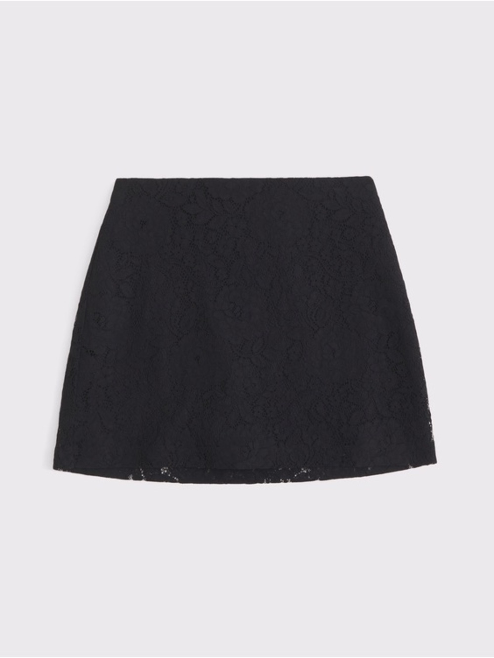 Abercrombie & Fitch Scarlett Lace Mini Skort Black Ultra High Rise NWT Small - Picture 2 of 7